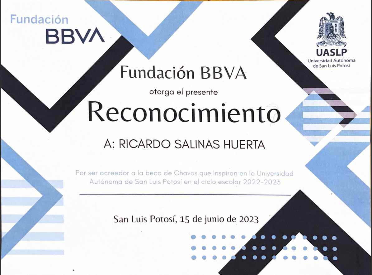 Reconocimiento BBVA